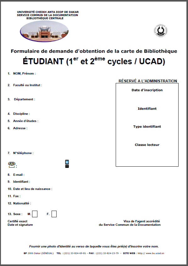 Etudiants de l'Ucad